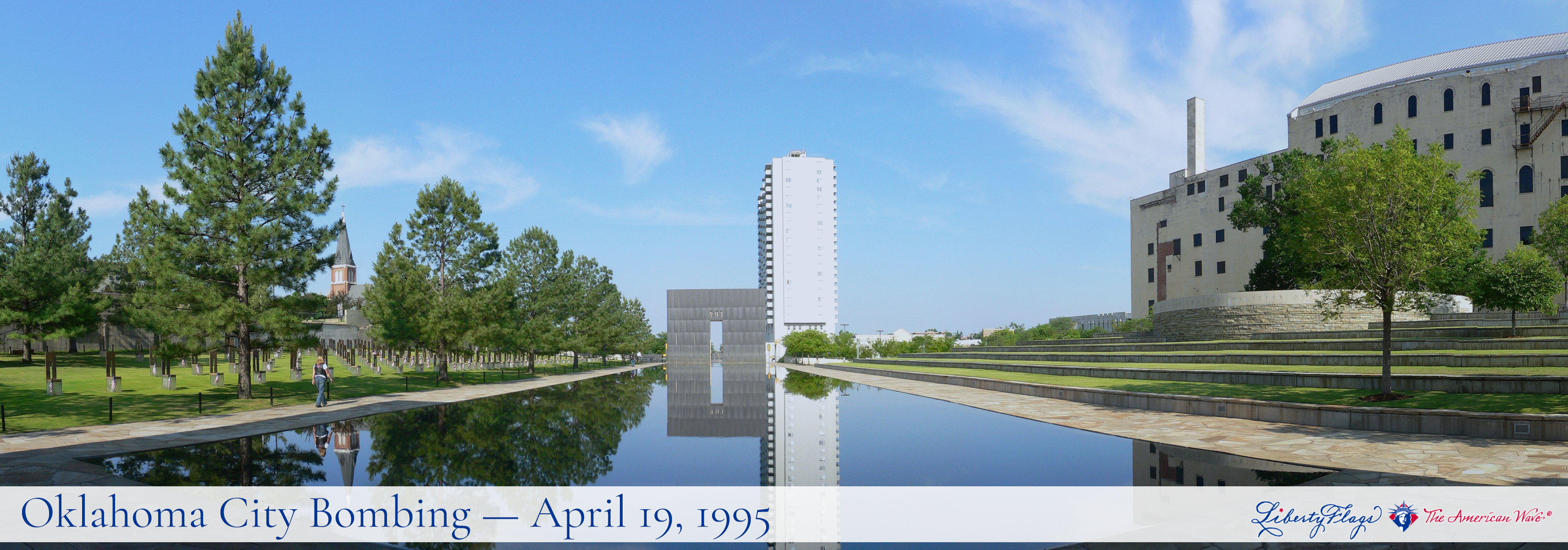 AP Murrah Building Oklahoma City Bombing Memorial Panoramic