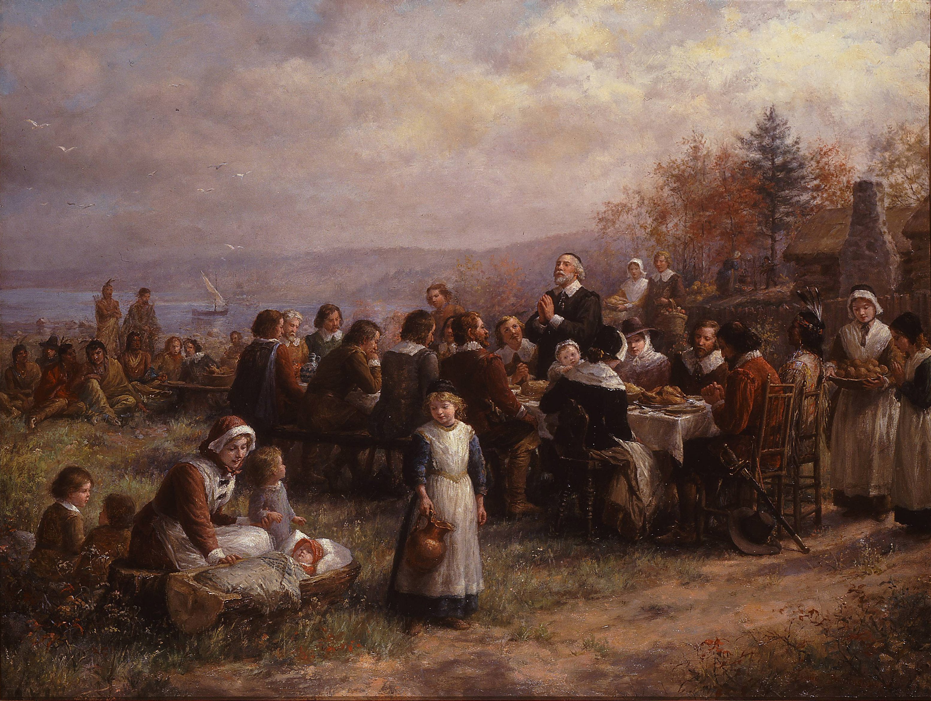 The First Thanksgiving, at Plymouth