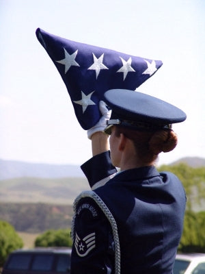 Folding American Flag