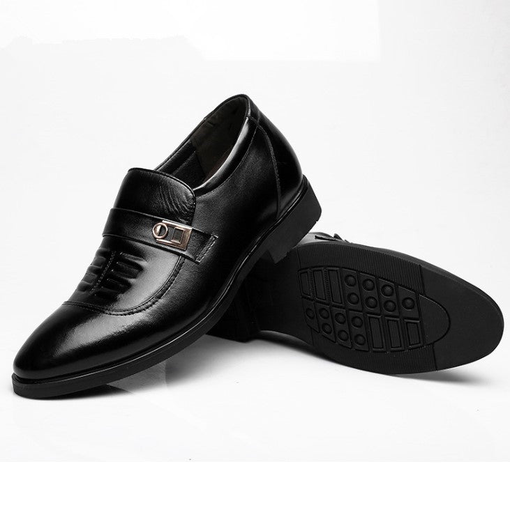 Men's Small Size Hidden Heel Dress Shoes MS39 - AstarShoes