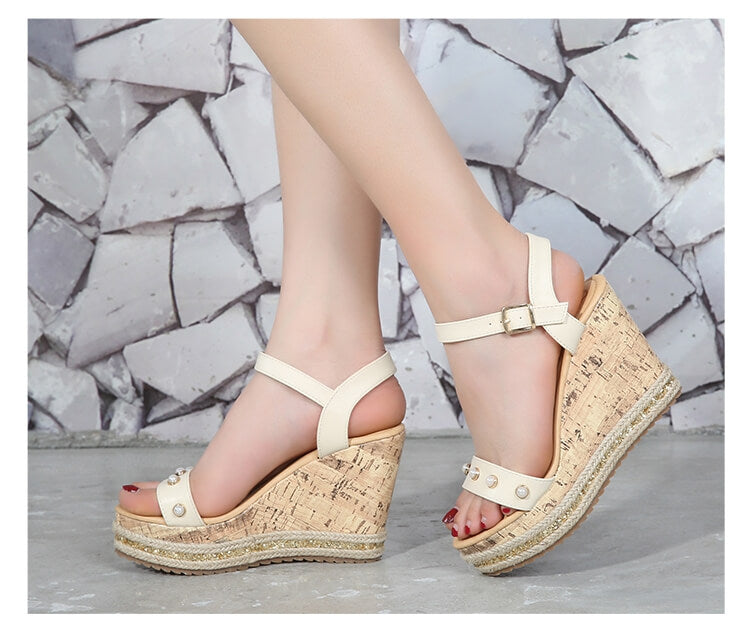 Petite Wedges Sandals Cora - AstarShoes