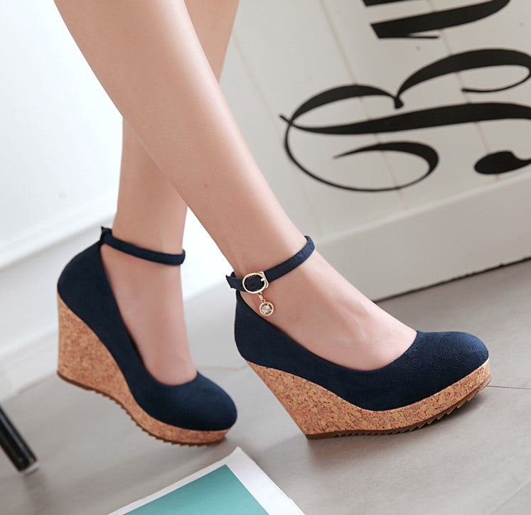 Women's Wedge Pump Shoes For Small Feet 