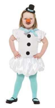 Puffball Snowgirl Costume