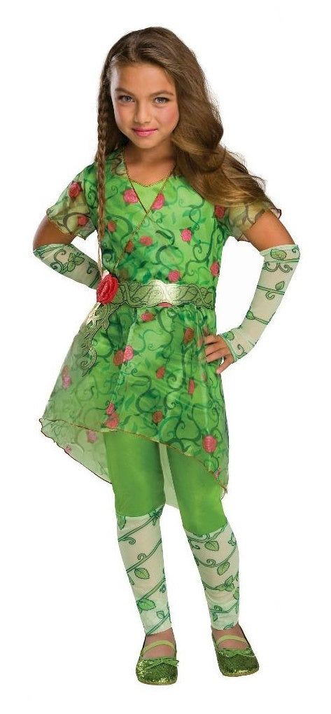 Girls Green Disguise Dc Super Heroes Deluxe Poison Ivy Child Costume Clothing Shoes Accessories Quiebre Cl