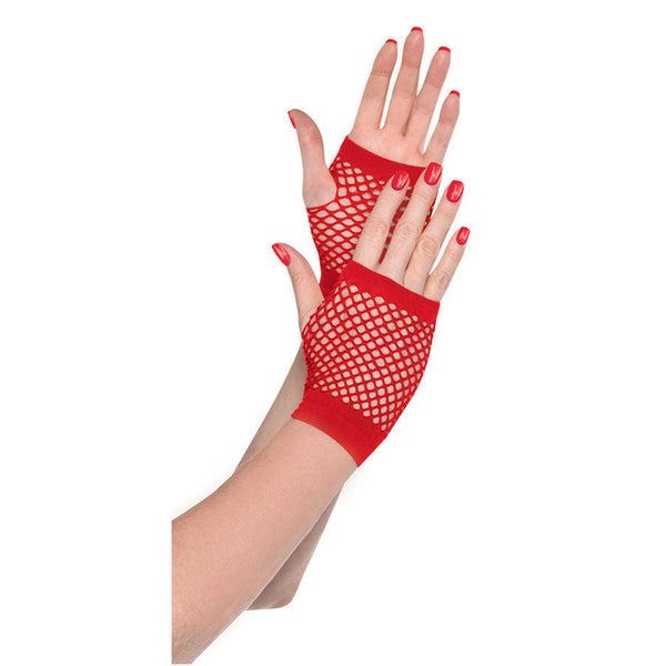 party city fishnet gloves