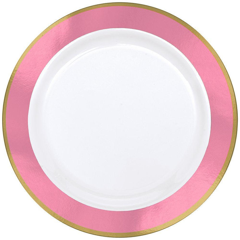 pastel pink premium plastic lunch plates 19cm 10pk 11 . 95 or make 4