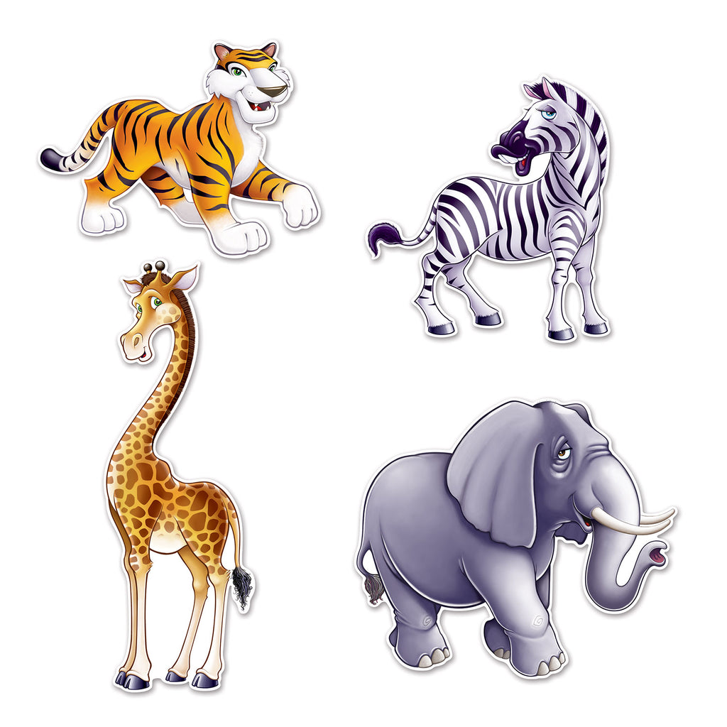 safari animal cutouts