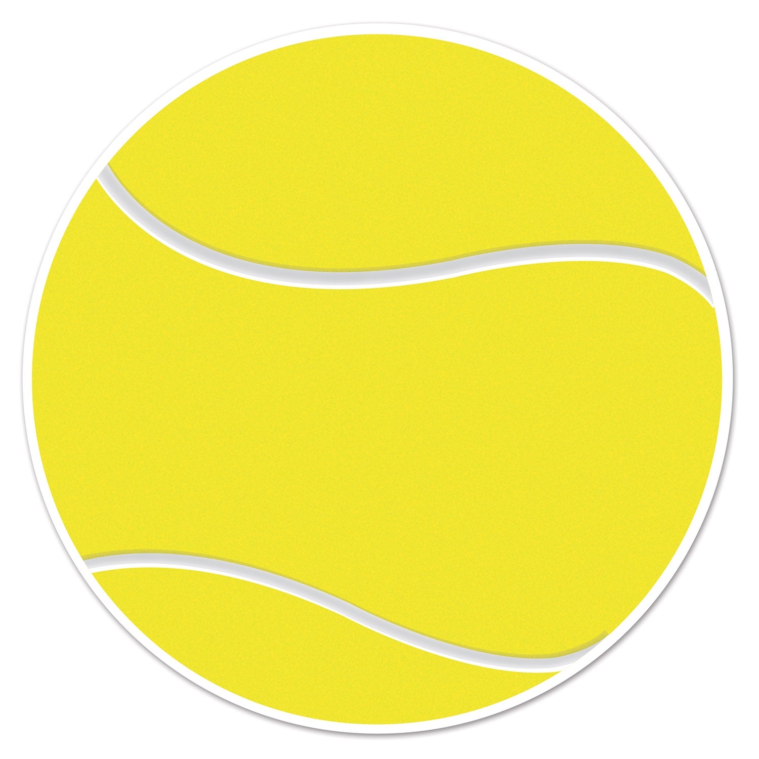 Tennis Ball Cutout 25cm | Tennis Party Supplies | Party Savers