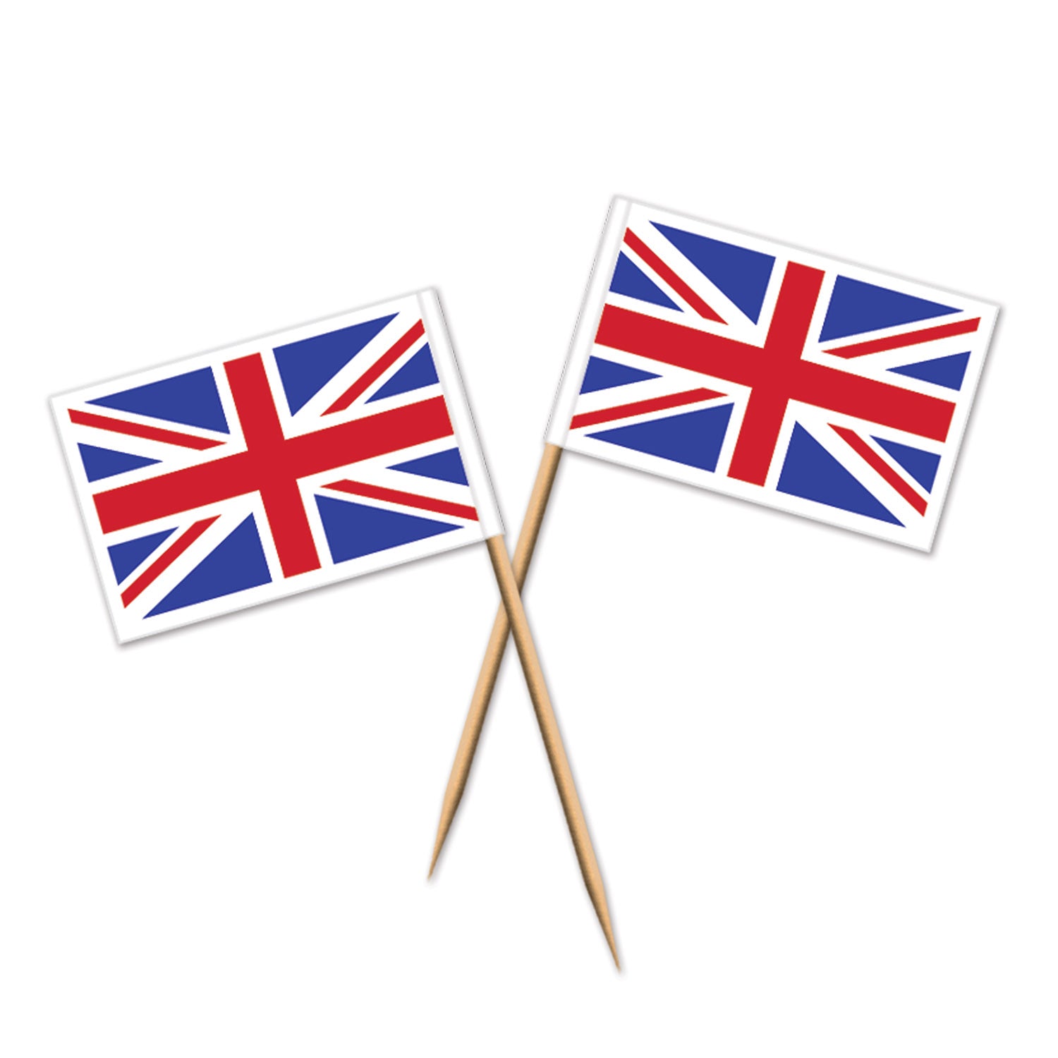 Union Jack Food Picks 50pk - Party Savers