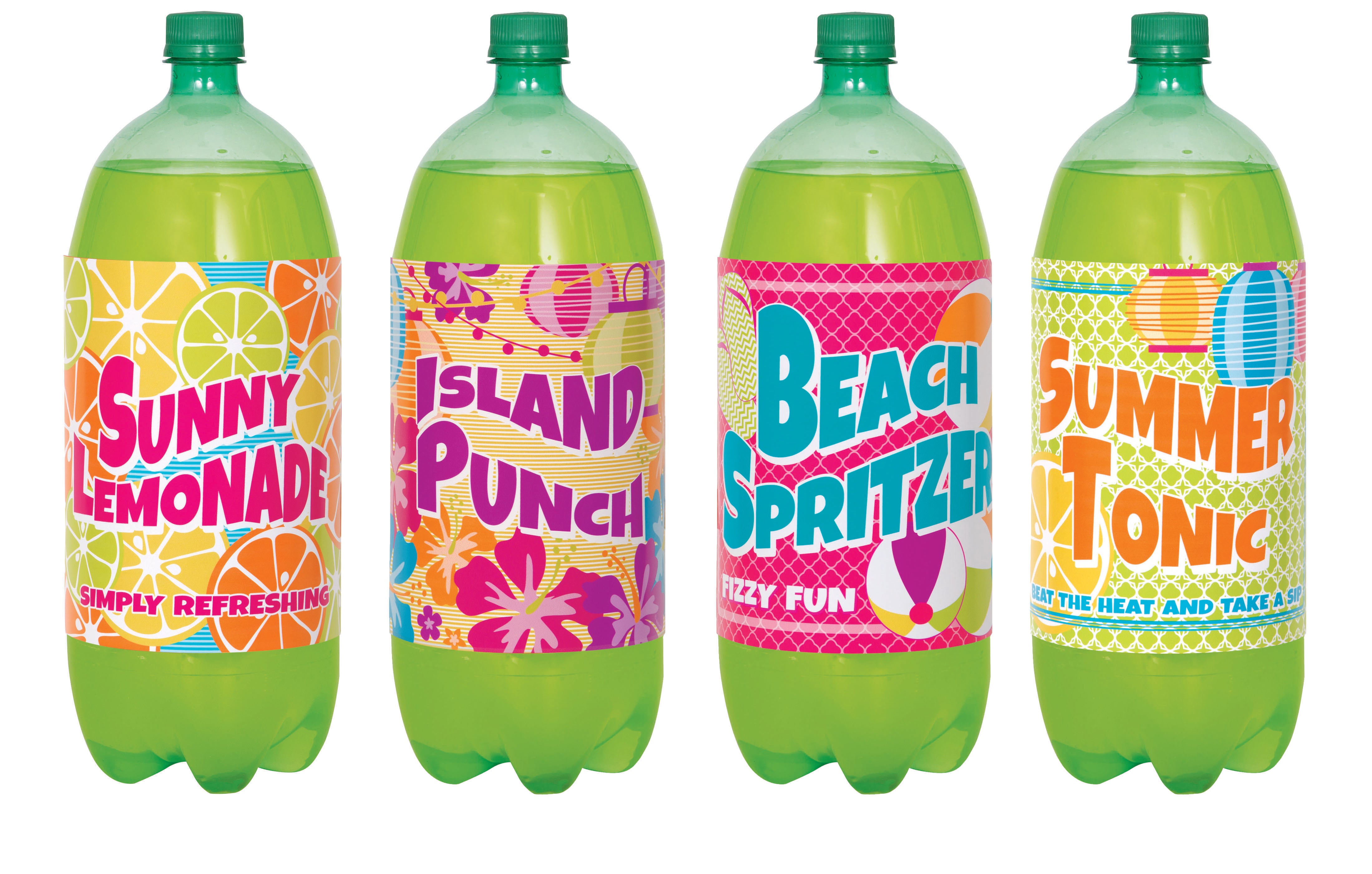 soft drink labels