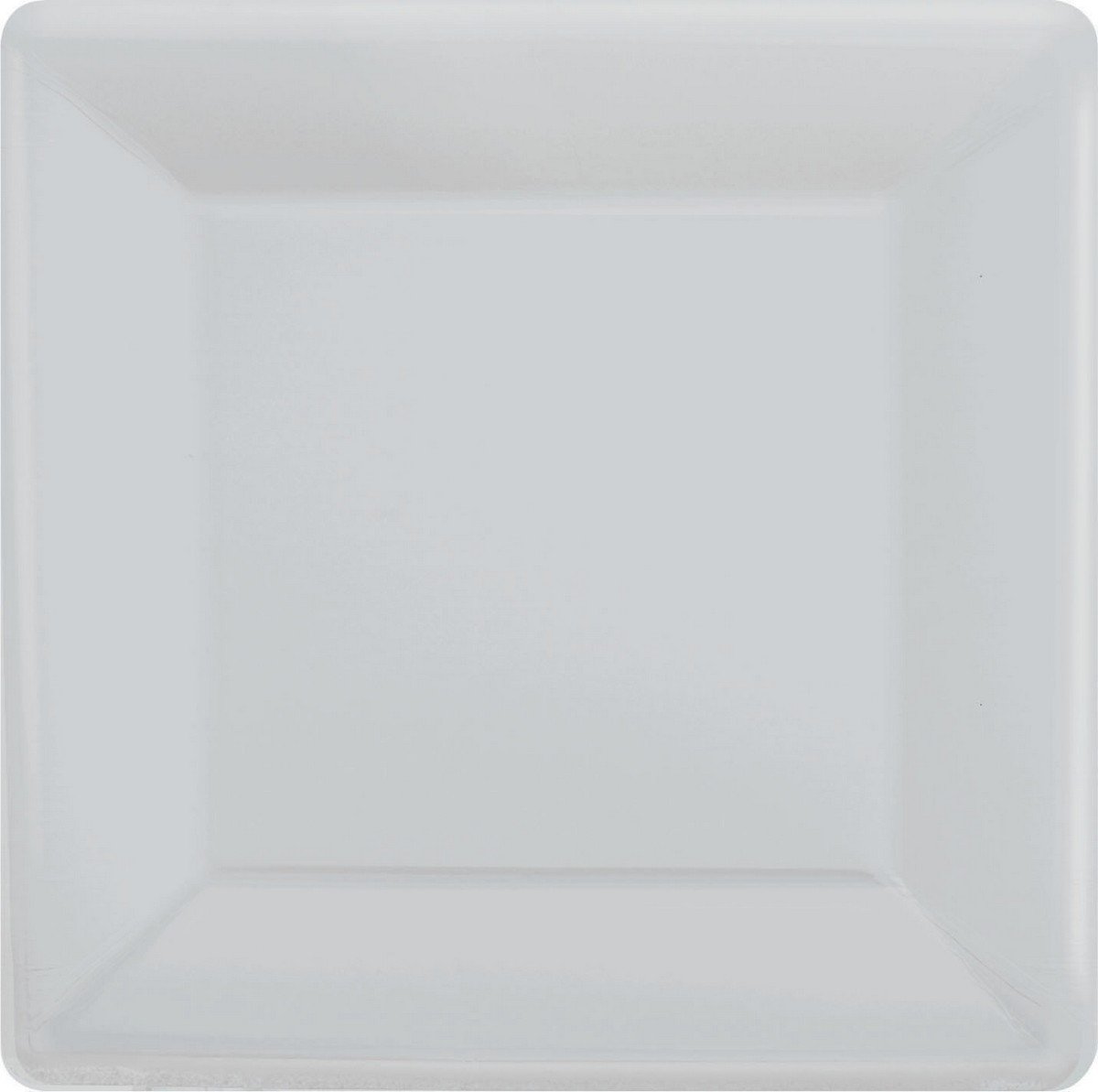 white square paper plates