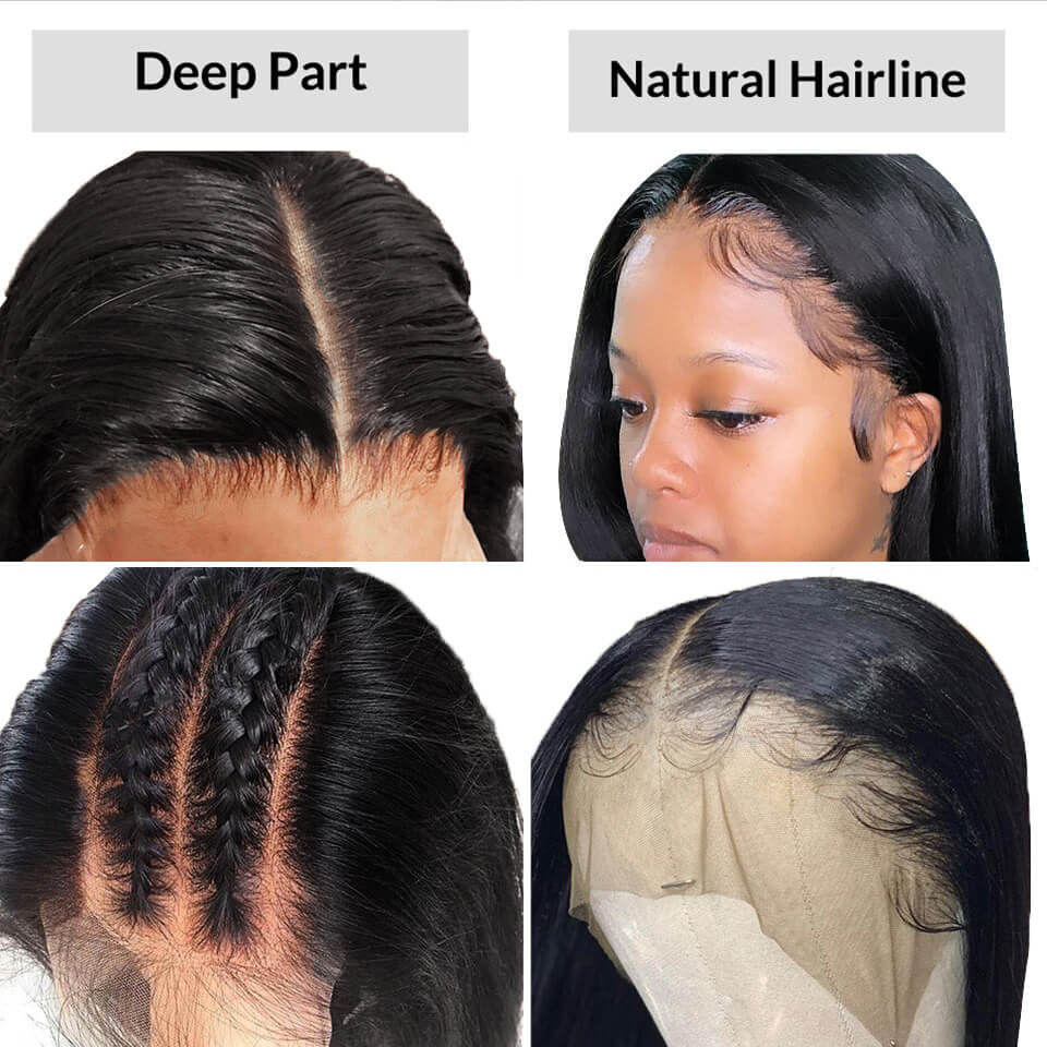 370 lace wigs with baby hair