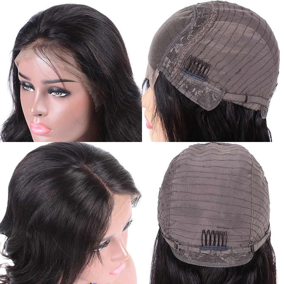 body wave bob wigs with baby hair