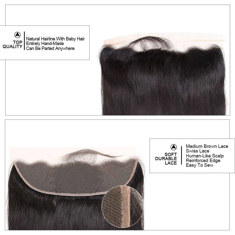 straight hair lace frontal