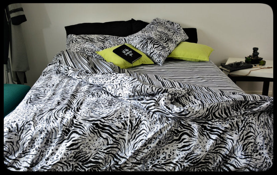 Queen Size Cotton Quilt Covers Style Zebra Naqsh Au