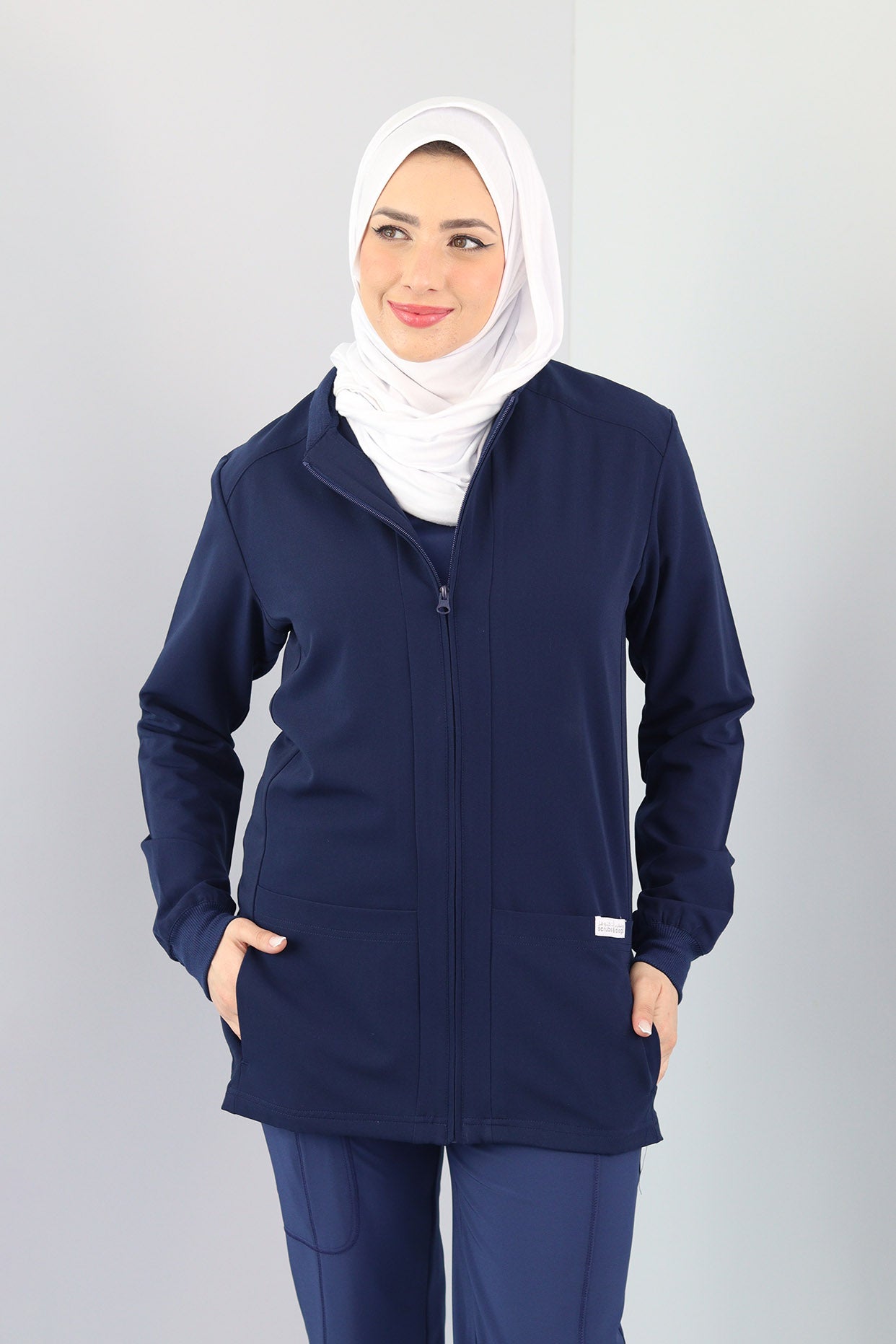 Unisex Zipped Warmer Jacket WJ601 - SCRUBS AND CLOGS product image