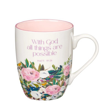 Floral with God Mug