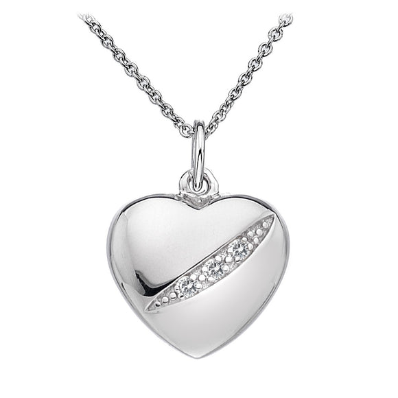 hot diamonds necklace heart