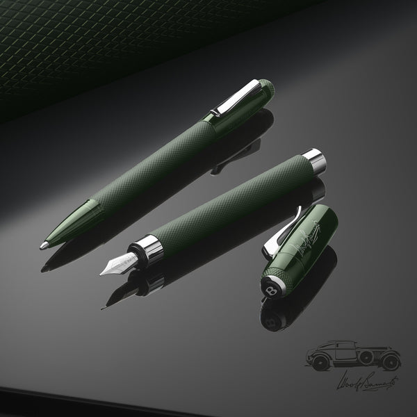 Bentley Barnato pen on dark surface 
