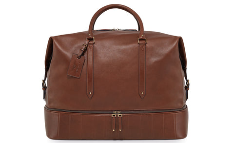 Heritage Leather Holdall in tan