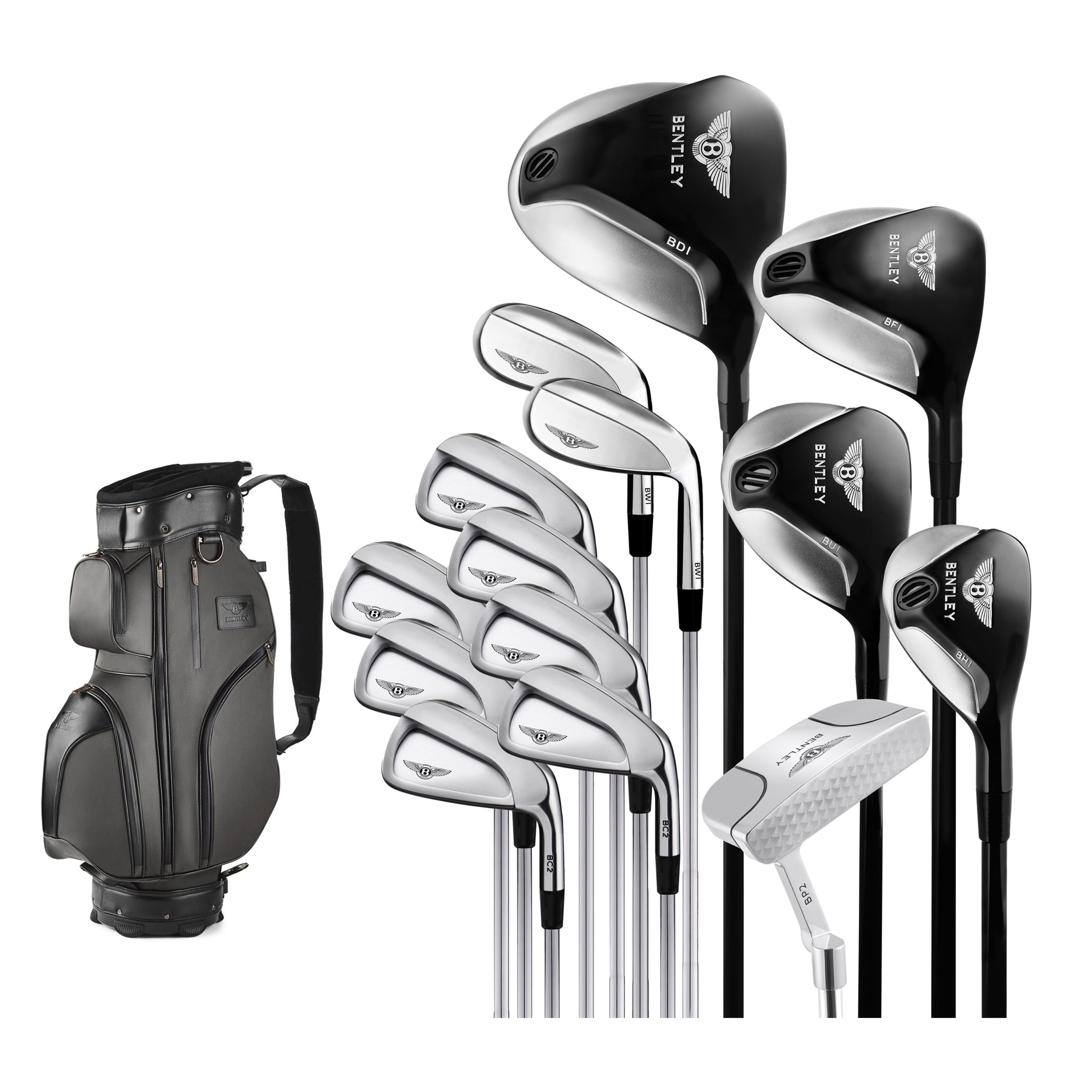 Mens Graphite Golf Set with Cart Bag – The Bentley Collection