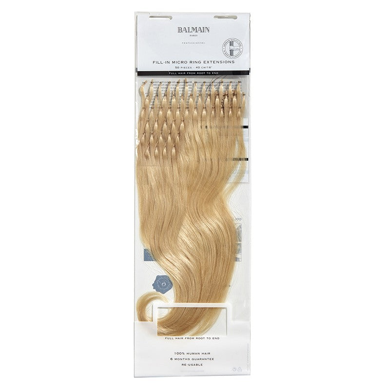 Balmain Fill-in Micro Extensions Human Hair 40cm 50pcs – Gilmor Hair & Beauty