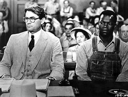 Film scene of Atticus Finch for whom frames are named