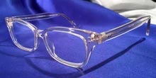 Candescents Crystal Clear Acetate Rectangular Eye Frames