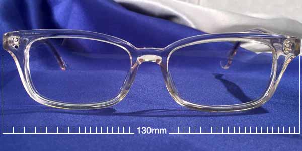 Clear Acetate rectangular eye frames