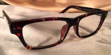 Gotham Eye Gear Glossy Black and Tortoise Shell Rectangular Eye Frames