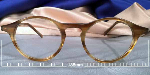 Wide Oval P3 acetate eye frames