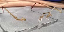 Traditionals Gold and Silver Metal Rimless Eye Frames