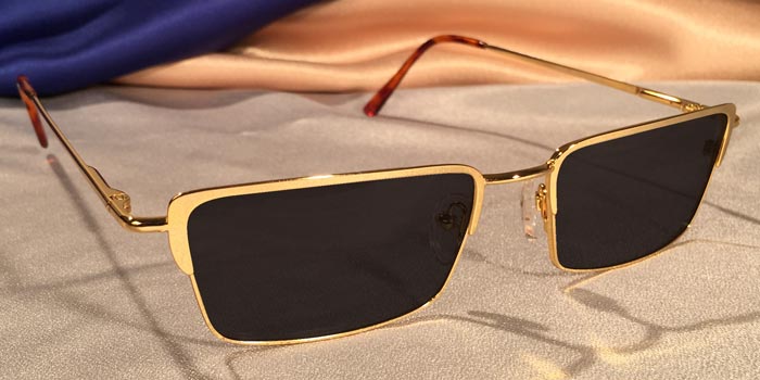 Crasher Gold Metal Sunglasses