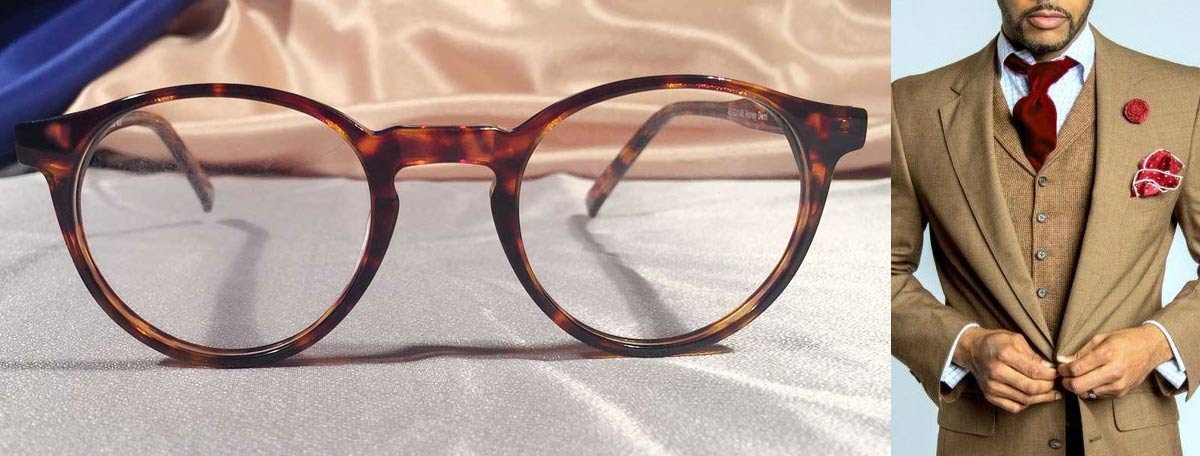 Peabody Tortoise Shell Eyeglasses Fashion Outfit