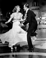 Fred Astaire and Ginger Rogers dancing