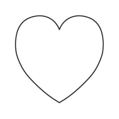 Heart outline icon