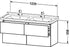 Duravit L-Cube 1220 x 469mm 4 drawers Wall Mounted Vanity Unit for Starck 3 Basin