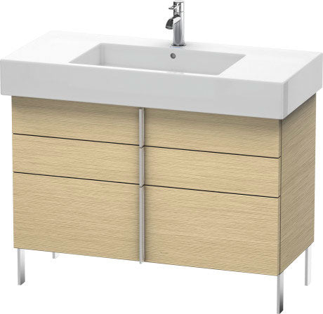 Duravit Vero 1 pull-out compartment 2 drawers Floor-standing Vanity unit with Vero Basin