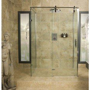 Roman Decemx Sliding Shower Enclosure Straight Wall Fitting 1200 X