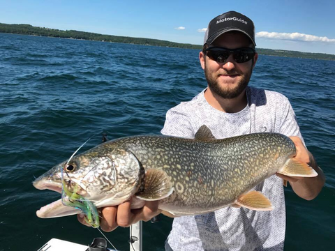 Lake Michigan fishing, lake trout, fishery, Michigan fish, great lakes trout, Michigan overboard