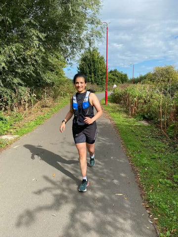 Salonie is running the Manchester marathon