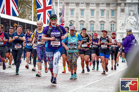 Annie runs the London marathon