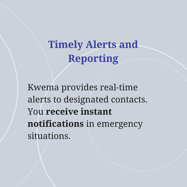 Timely alerts and reporting