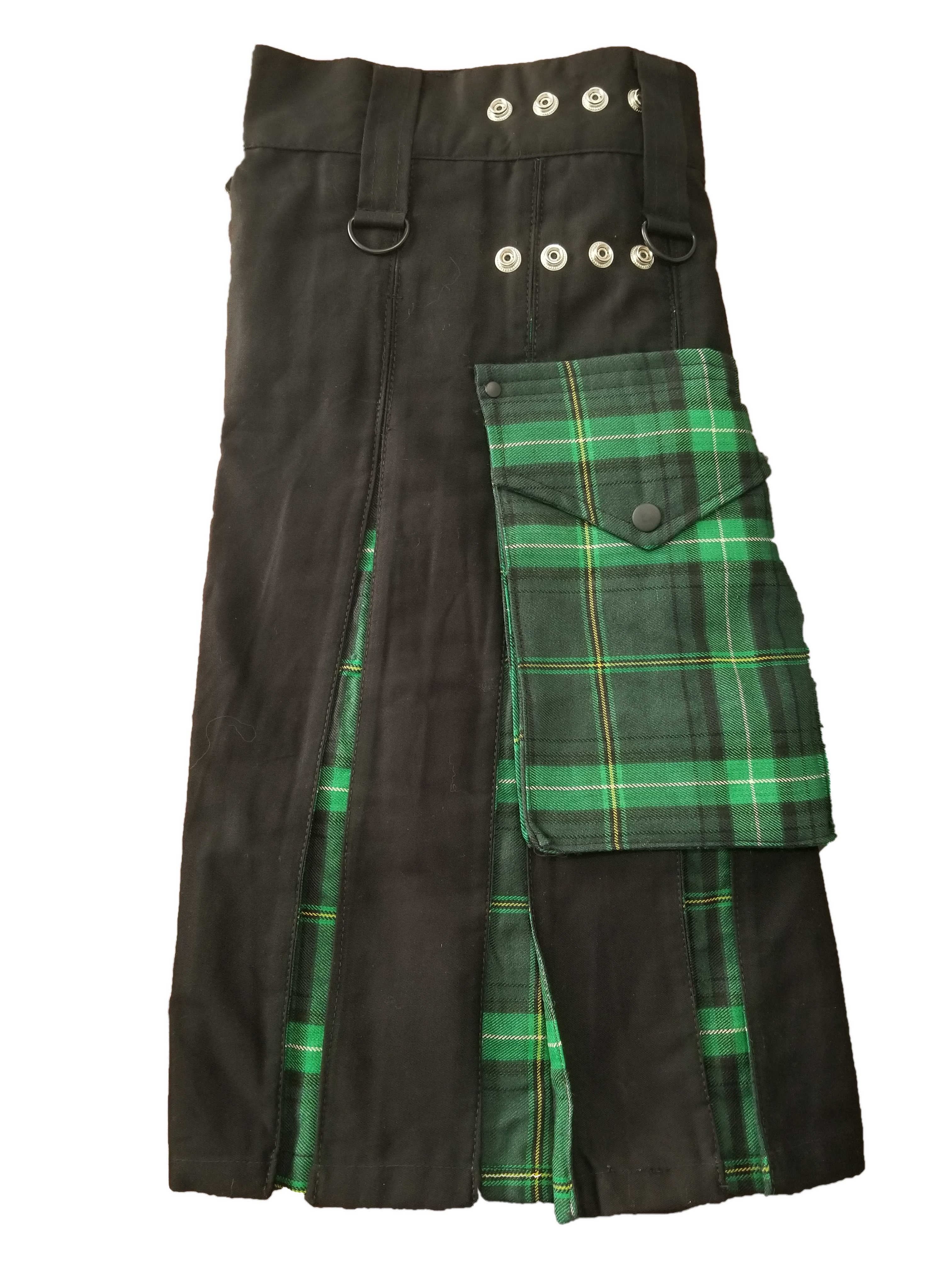 green and black kilt