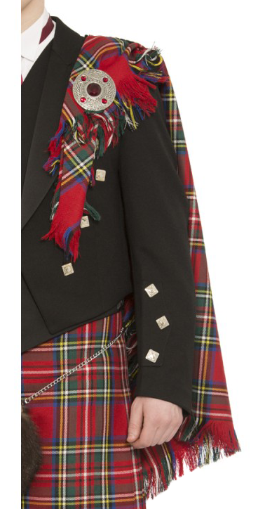 kilt shoulder plaid