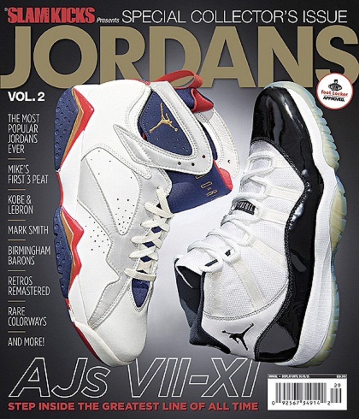 slam kicks jordans vol 2