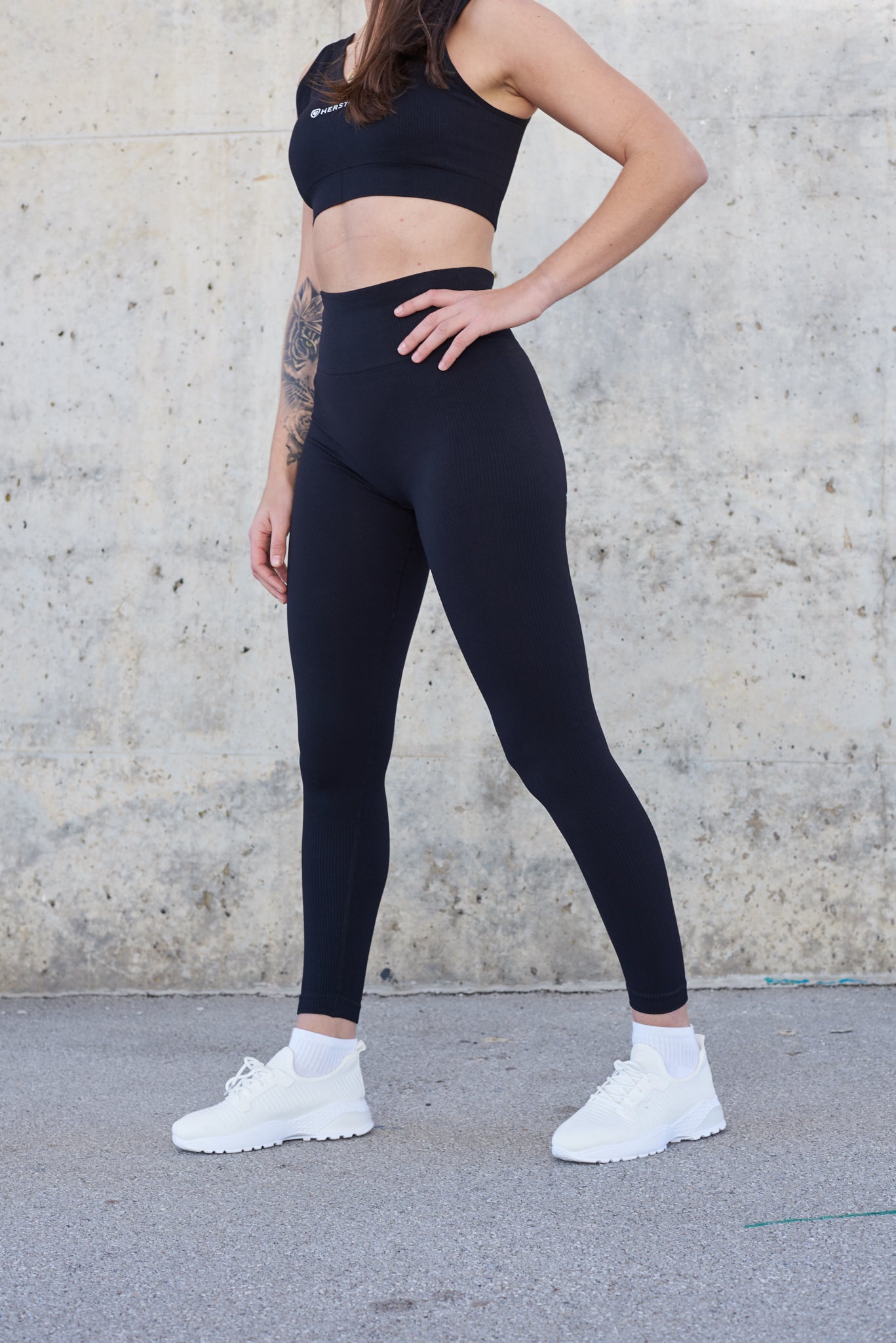 knit gym leggings