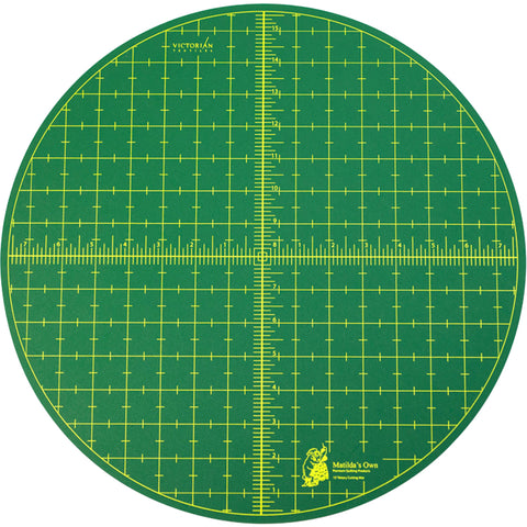 Fabric Cutting Board Rotary Self- Healing Cutting Mat Round Rotating  Turntable Green Grid Cut Matt for Sewing Quilting Scrapbooking DIY Crafts