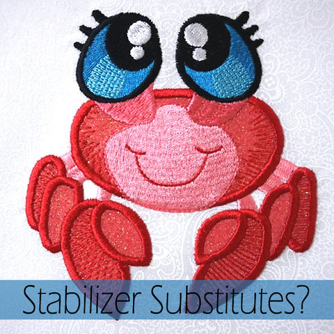 Substitute Embroidery Stabilizer? Stick to the Good Stuff!