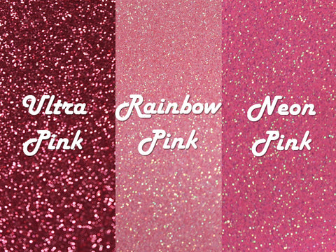 GlitterFlex Ultra Rainbow New Pink Glitter HTV